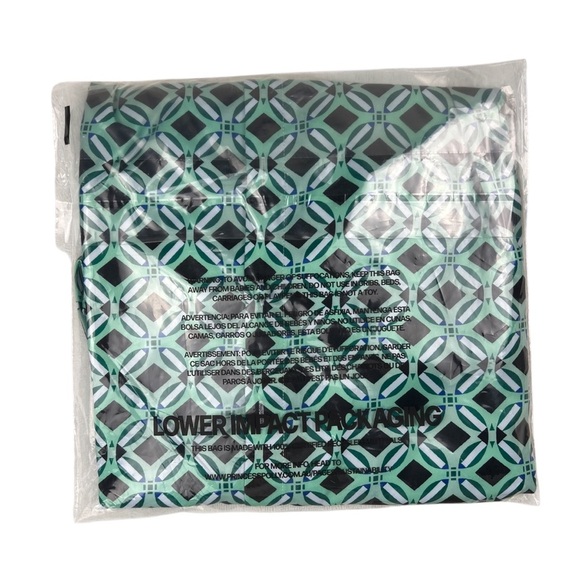 Princess Polly Tui Button Front Women’s Blouse Green Geometric Pattern - Size 4 - Picture 4 of 4